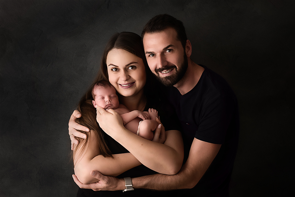 familienbilder von neugeborenem baby